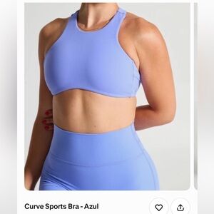 Buffbunny Curve Sports Bra in Light Blue (Azul)